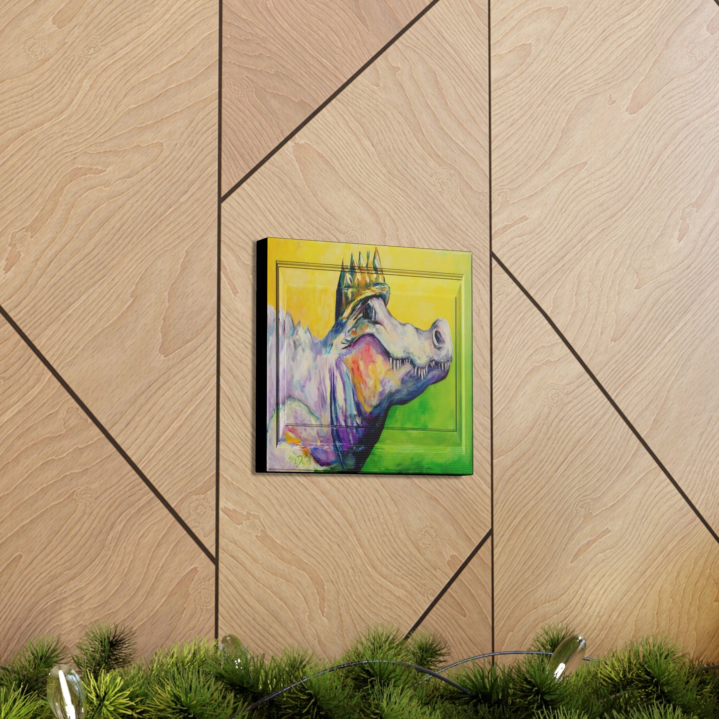 King Gator Canvas Gallery Wrap