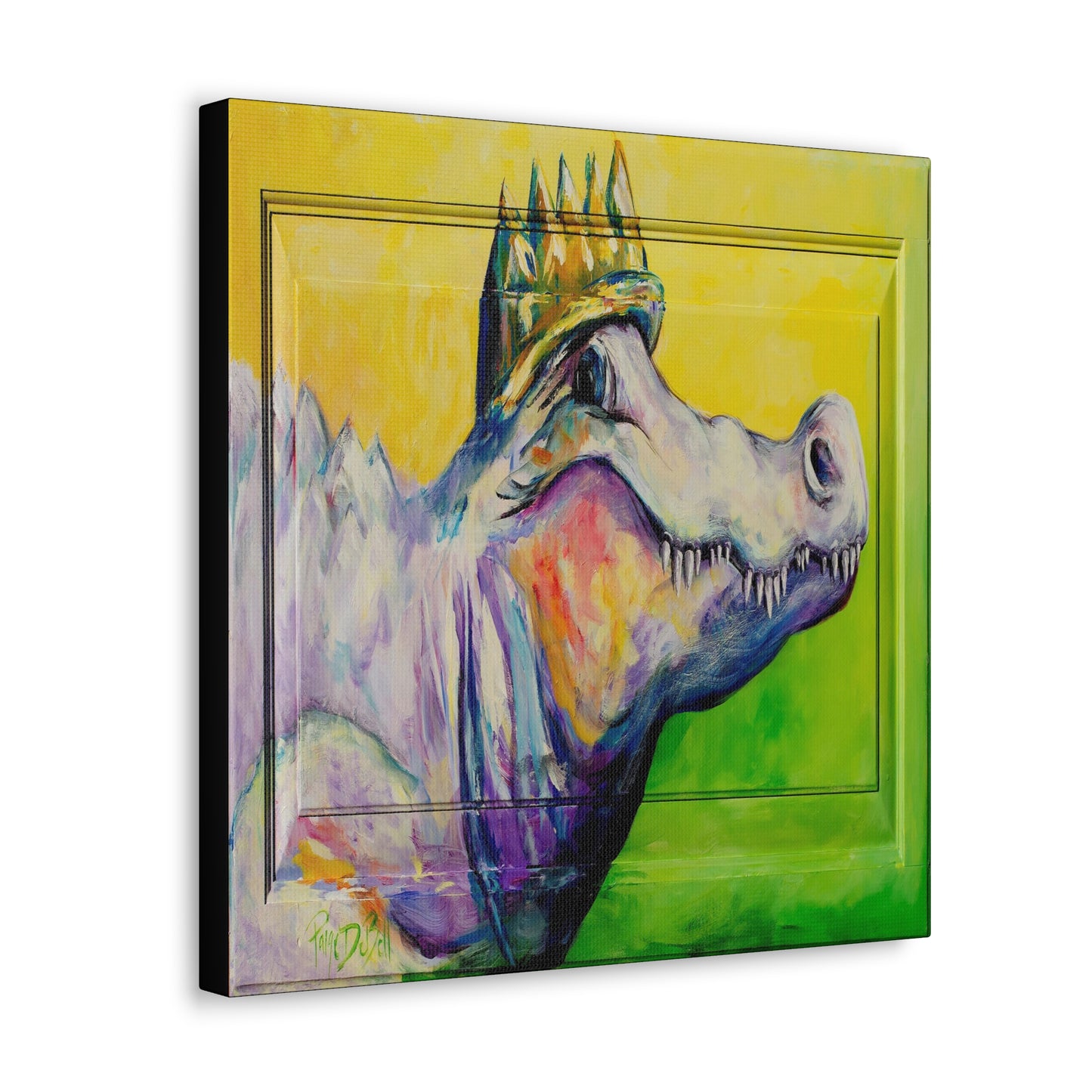 King Gator Canvas Gallery Wrap