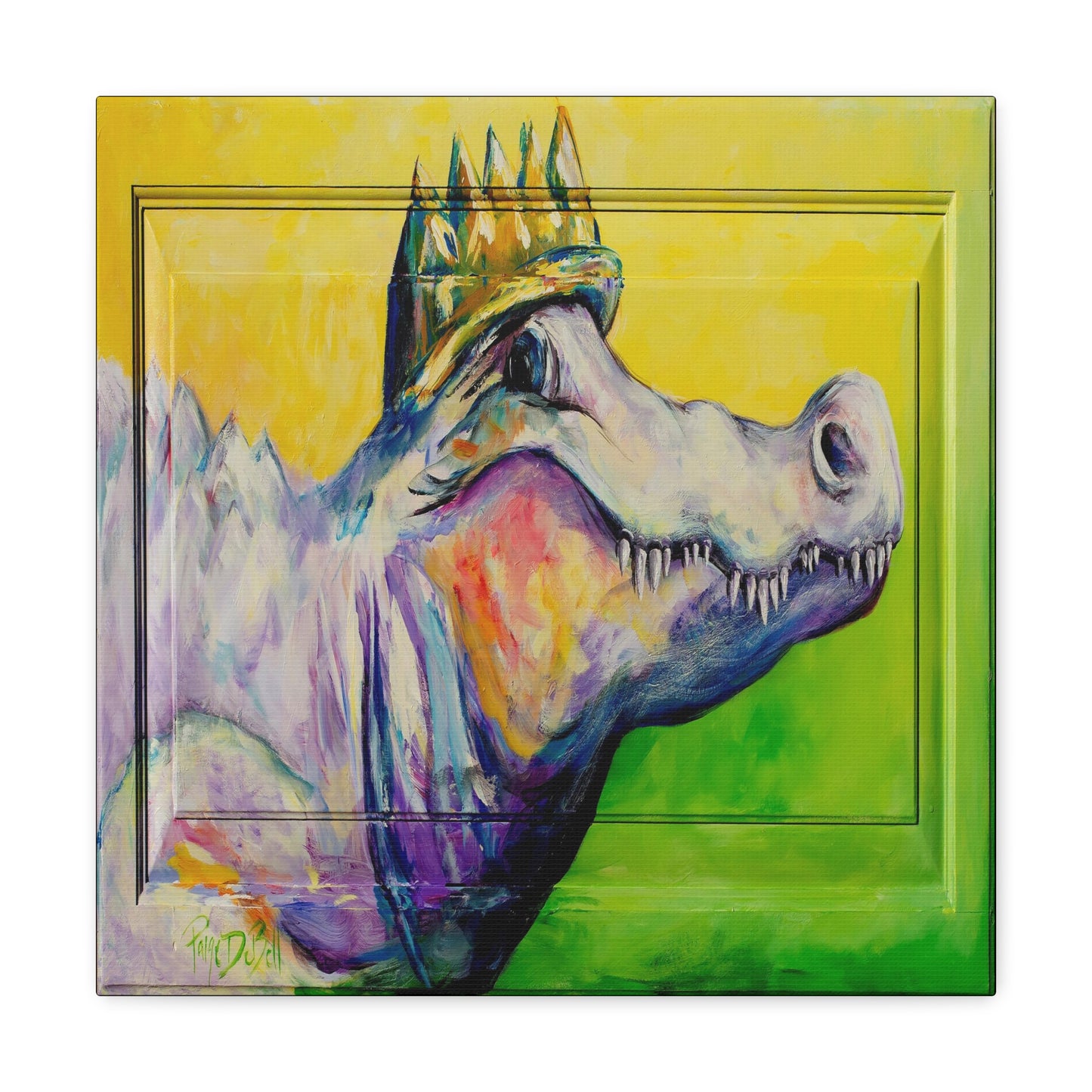 King Gator Canvas Gallery Wrap