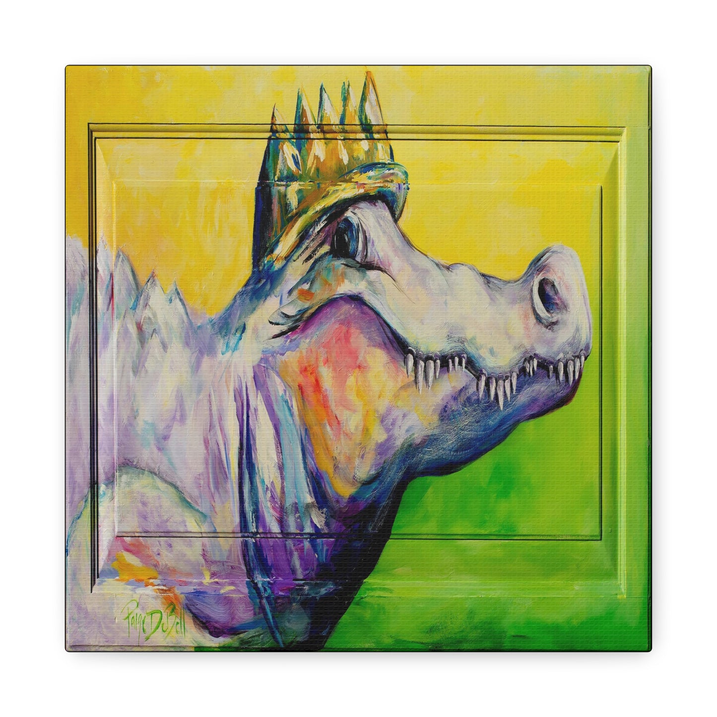 King Gator Canvas Gallery Wrap