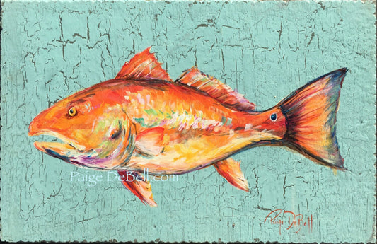 REDFISH** 11" x17" Print of my original Red Drum Fish